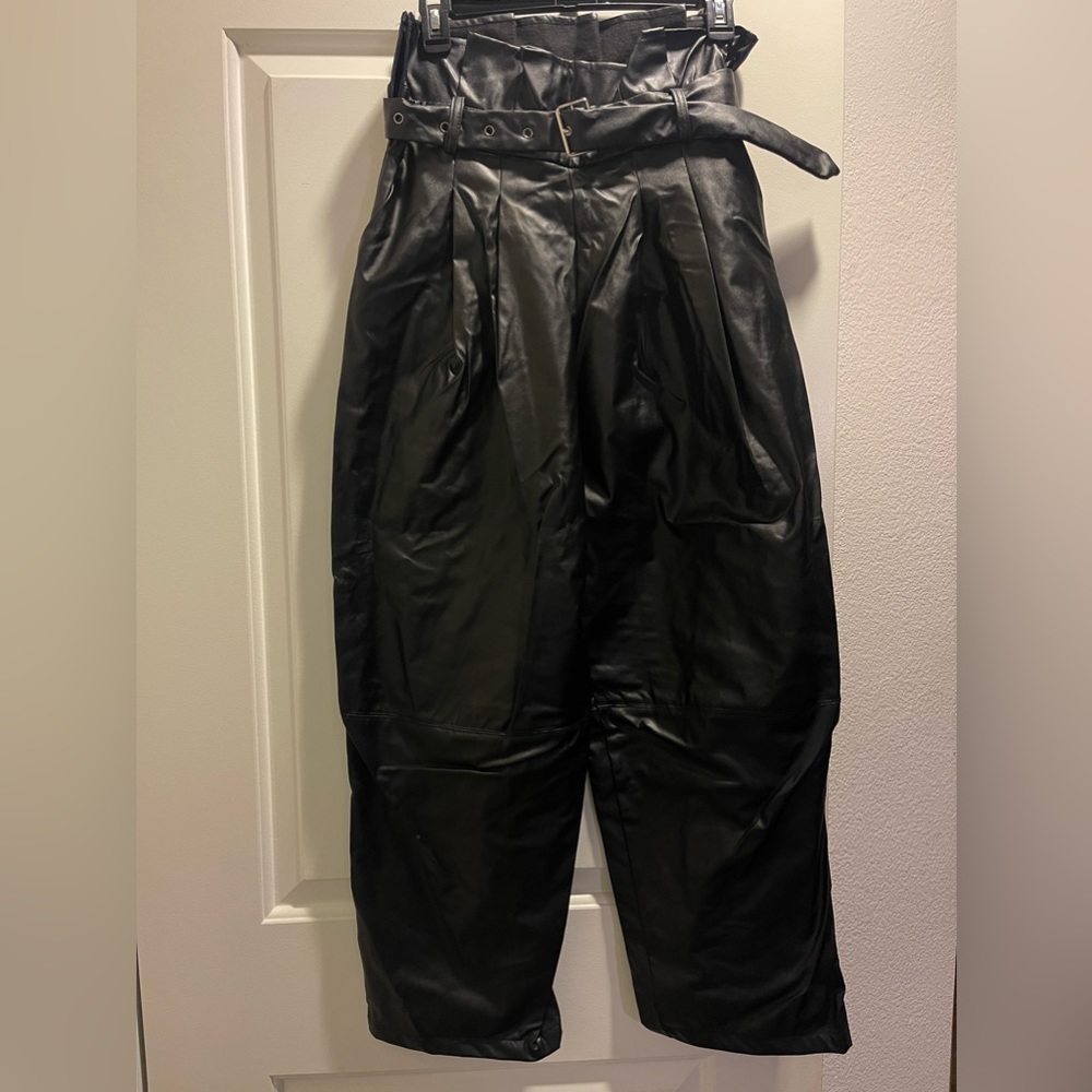 NEW SHEIN faux leather pants